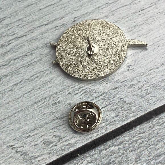 Sad Enamel Pin/ Brooch Lapel - Picture 4 of 6